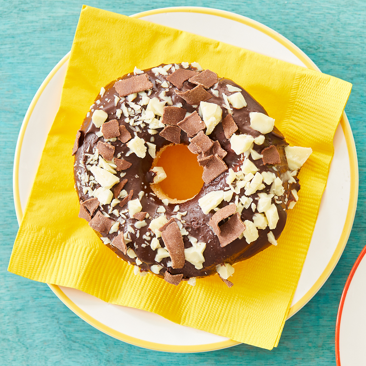 Triple chocolate donuts