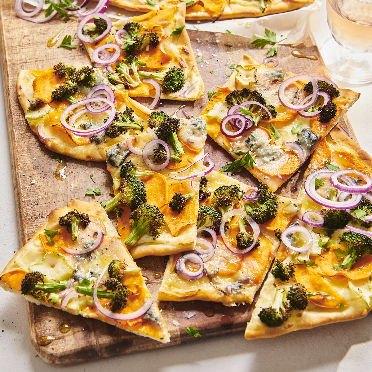 Broccoli flammkuchen