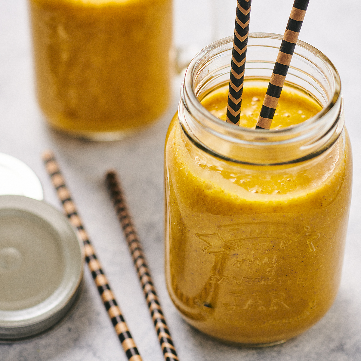 Pompoensmoothie met kaneel