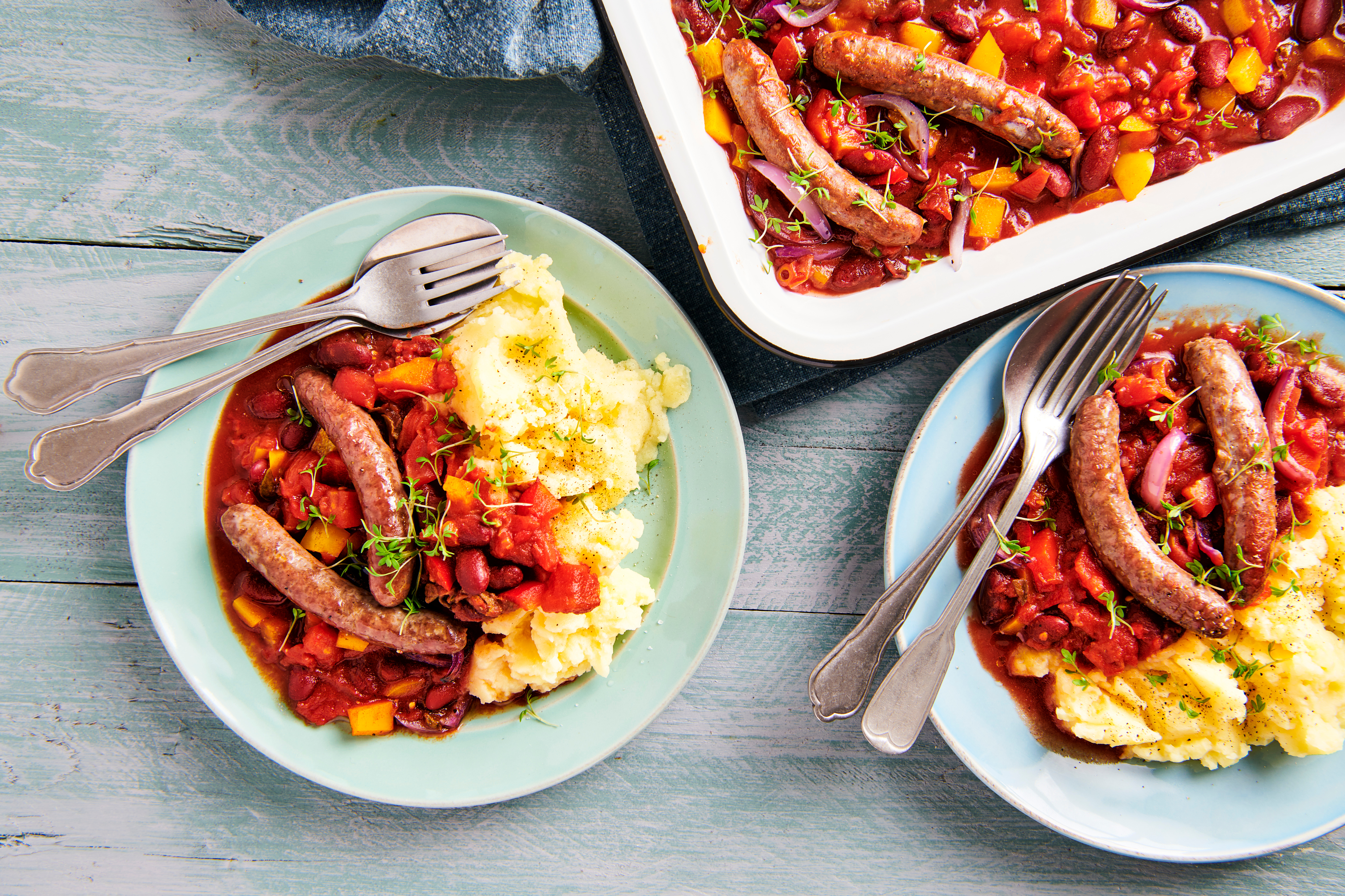 Traybake van runderchipolata’s