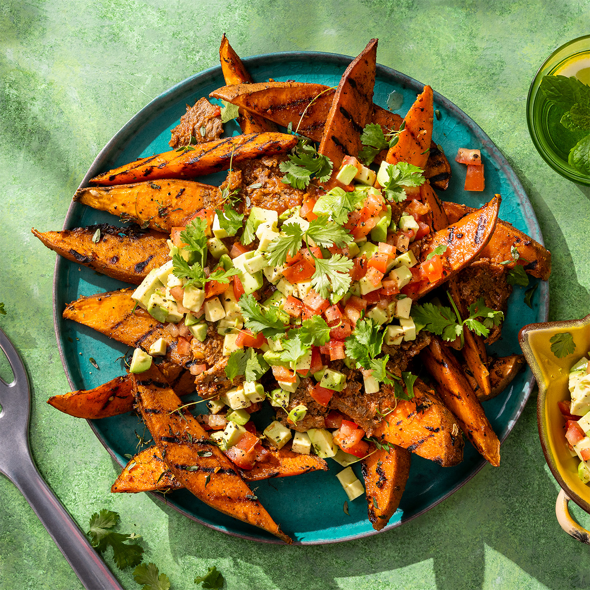 Loaded zoete aardappel