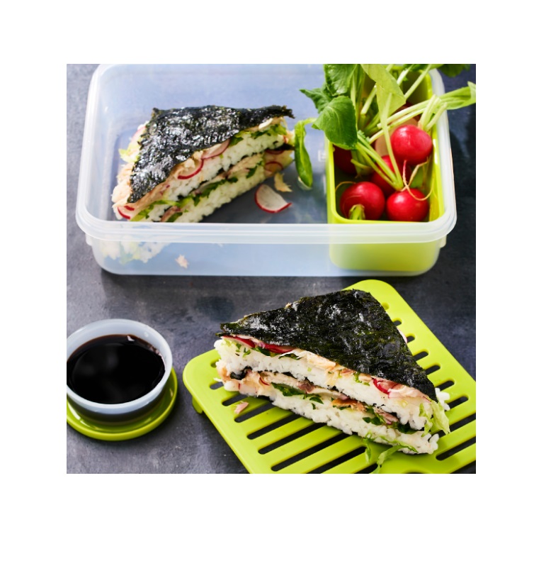Sushisandwich met gerookte vis