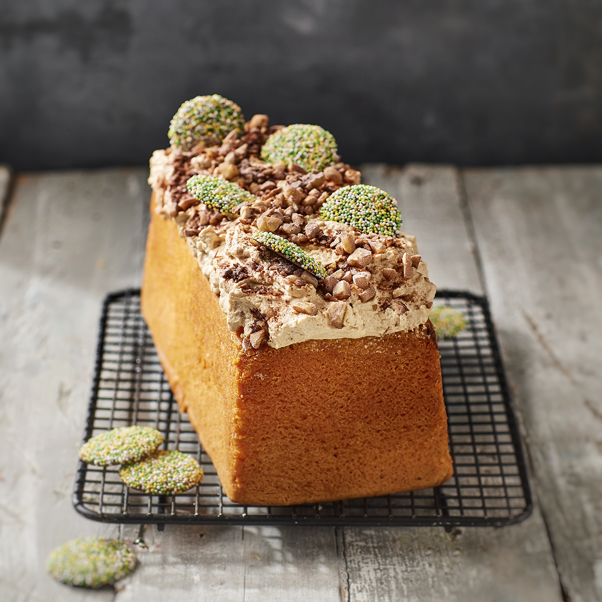 Cappuccino-cake met hazelnoot
