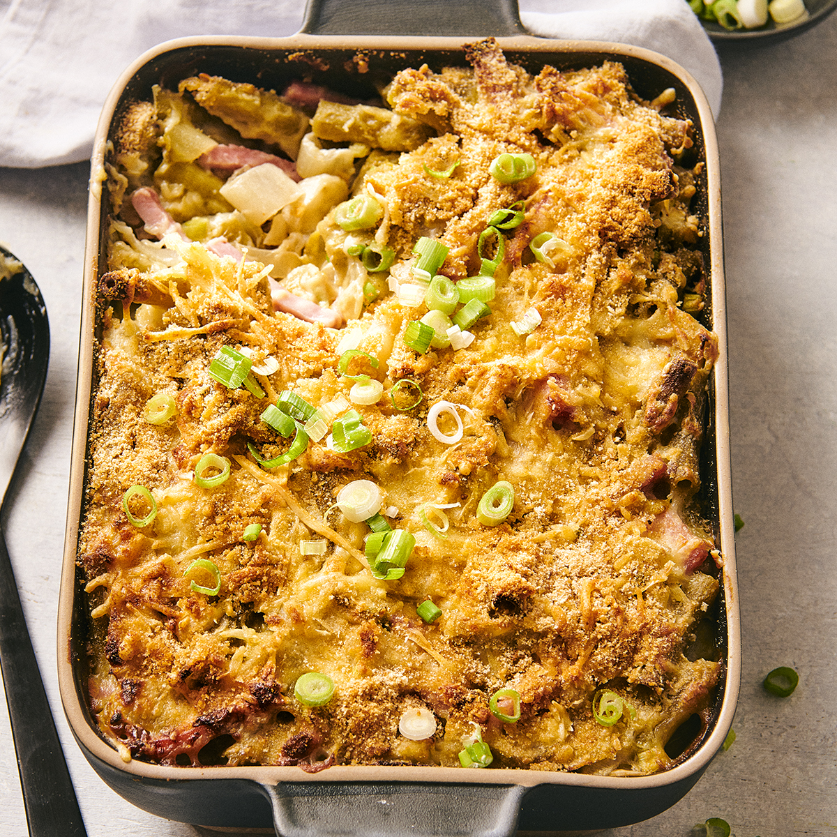Mac and cheese met witlof