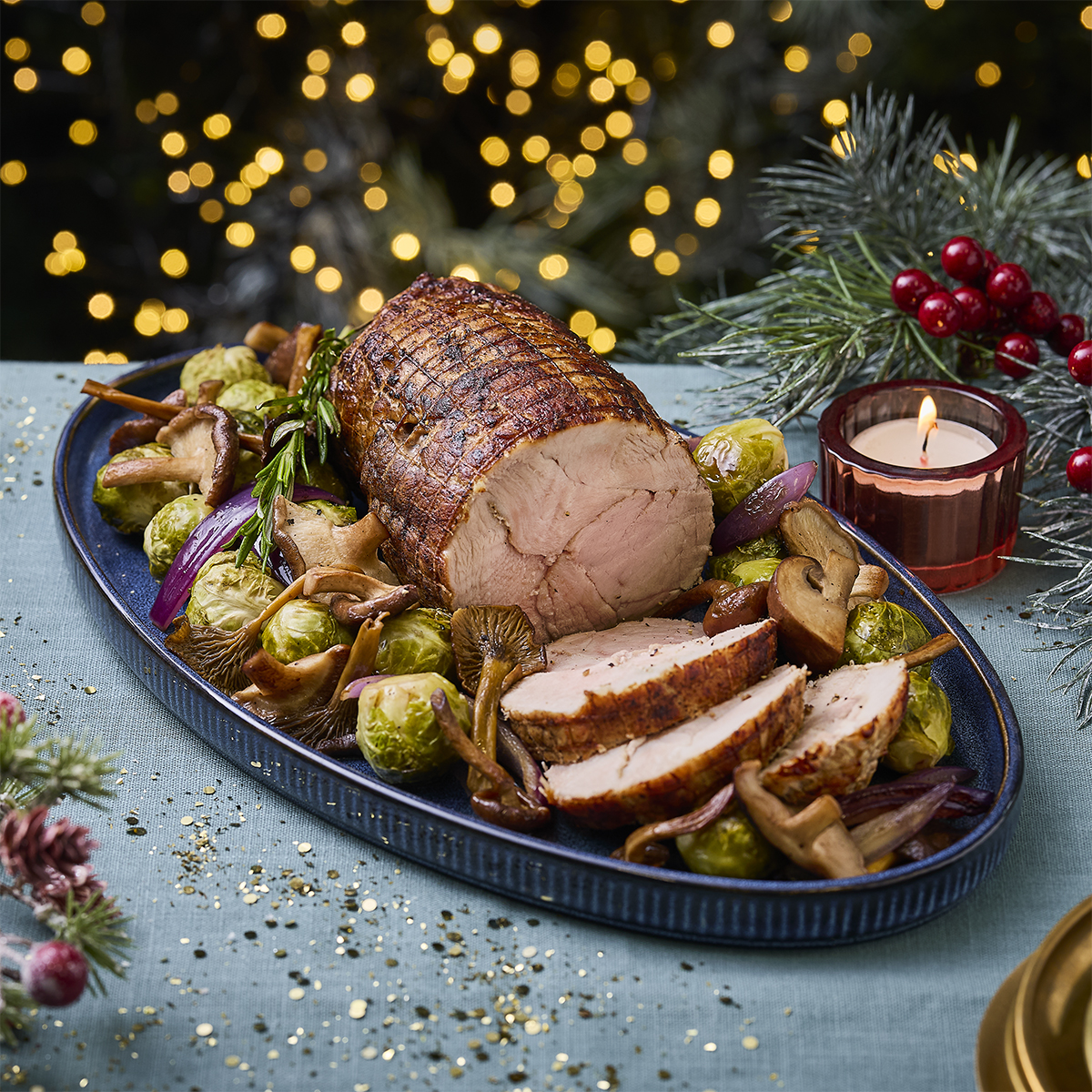 Fricandeaurollade met spruiten