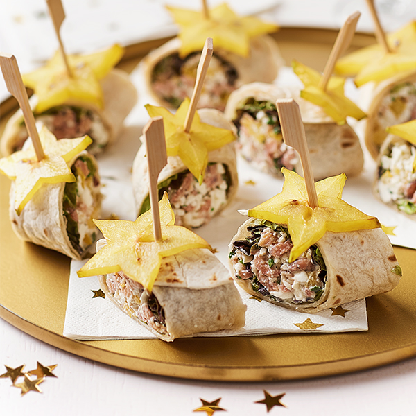 Wraprolletjes met Hollandse garnalen