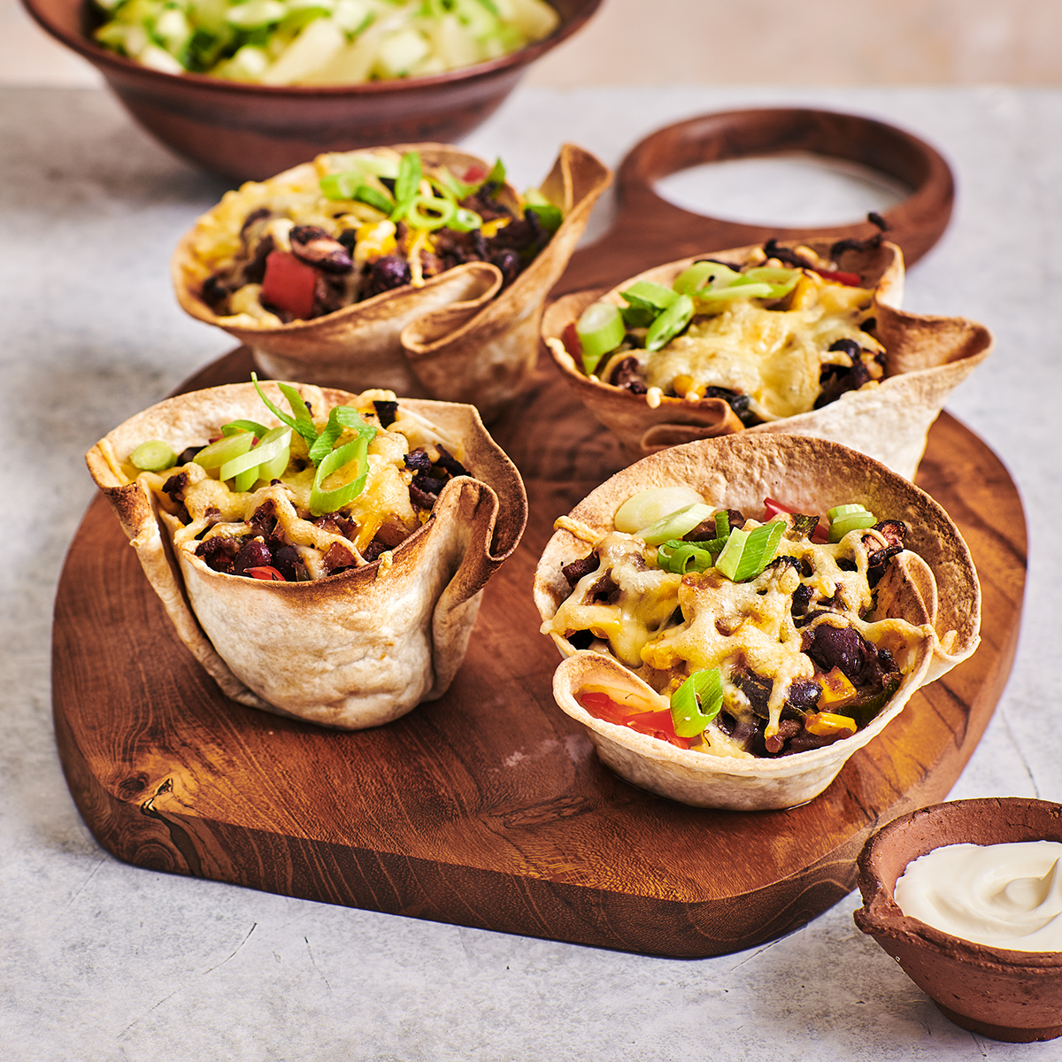 Chili con carne cups