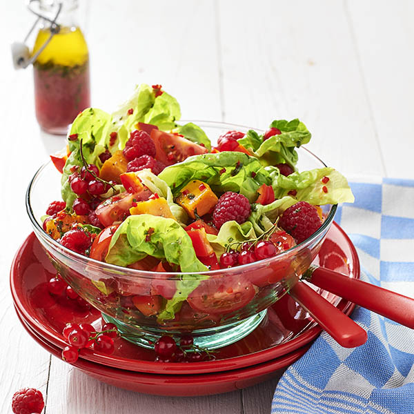 Salade met pittige dressing