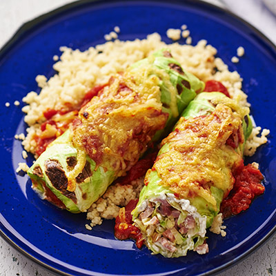 Gegratineerde coolwraps