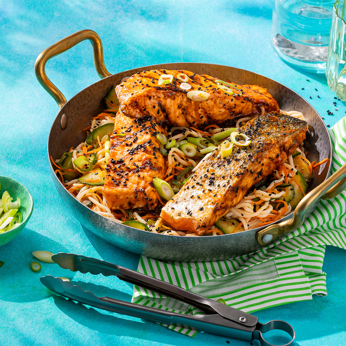 Aziatische barbecuezalm