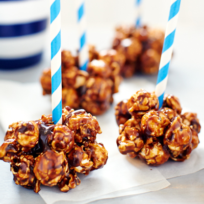 Cinnamon popcorn lolly pop