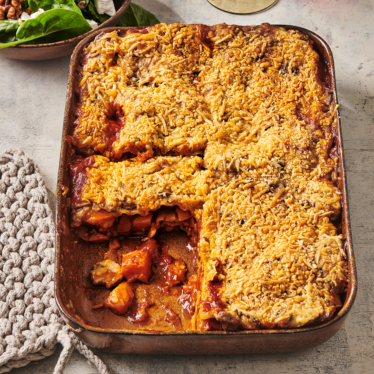 Paddenstoelenlasagne