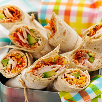 Wrap met gerookte kip