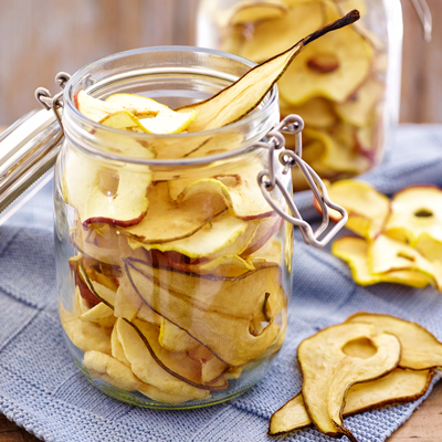 Gedroogde appels en peren