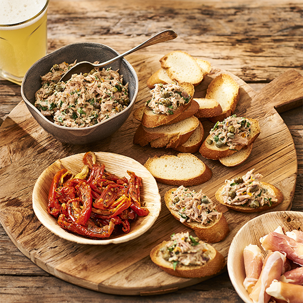Crostini met tonijn