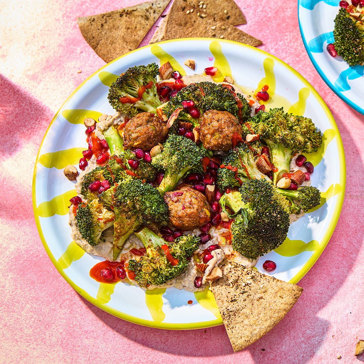 Geroosterde broccoli met baba anoesch