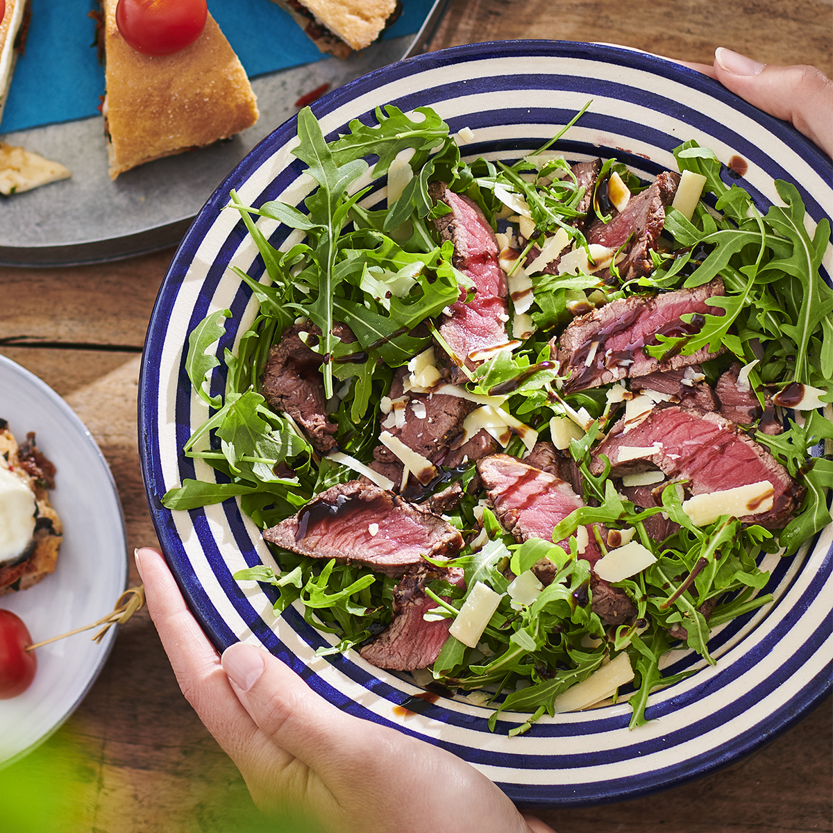 Toscaanse biefstuksalade