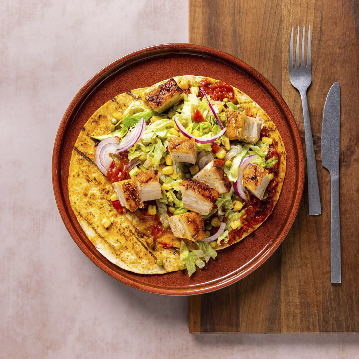 Buikspek met BBQ wraps