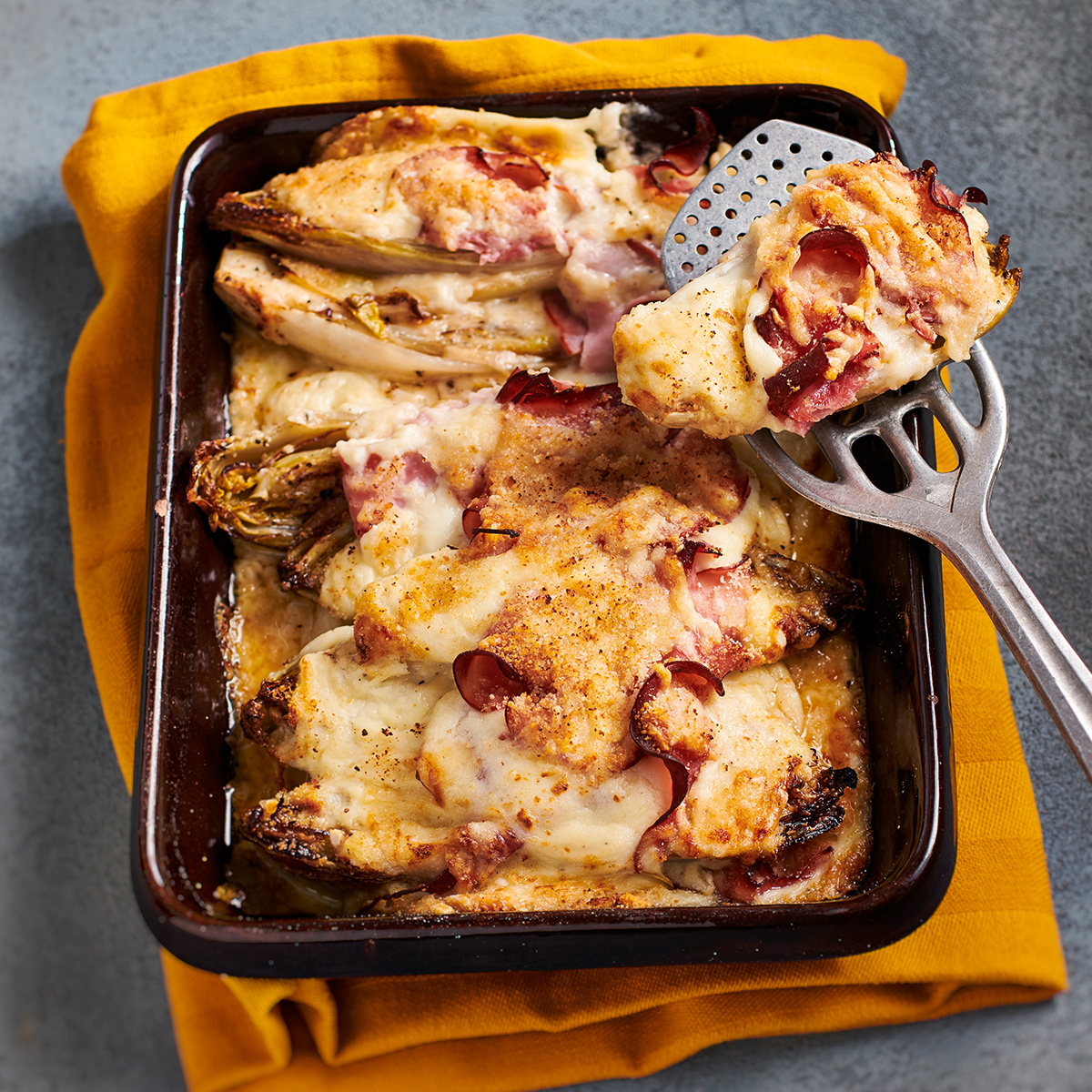 Witlof met bechamelsaus
