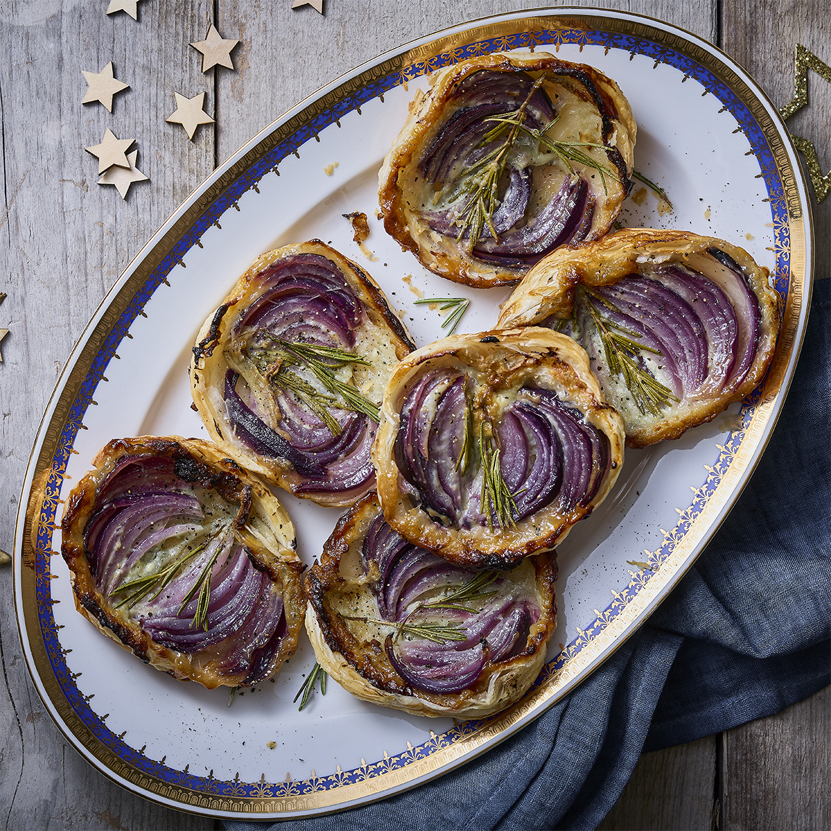 Mini uien tarte tatins