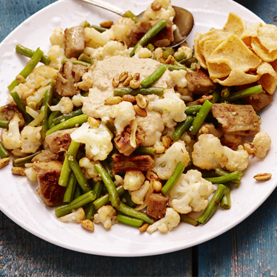 Surinaamse Gado Gado Met Vegetarische Kipstukjes Recept Dekamarkt In suriname is pitjel een mix van kouseband. surinaamse gado gado met vegetarische kipstukjes recept dekamarkt
