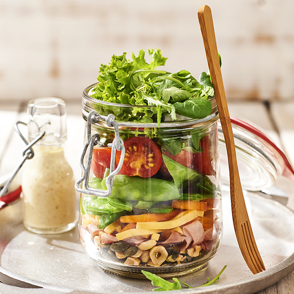 Salad jar