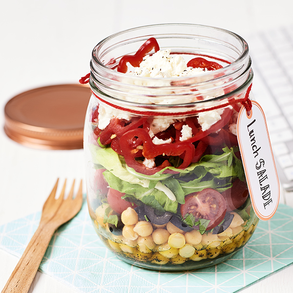 Kikkererwtensalade met paprika