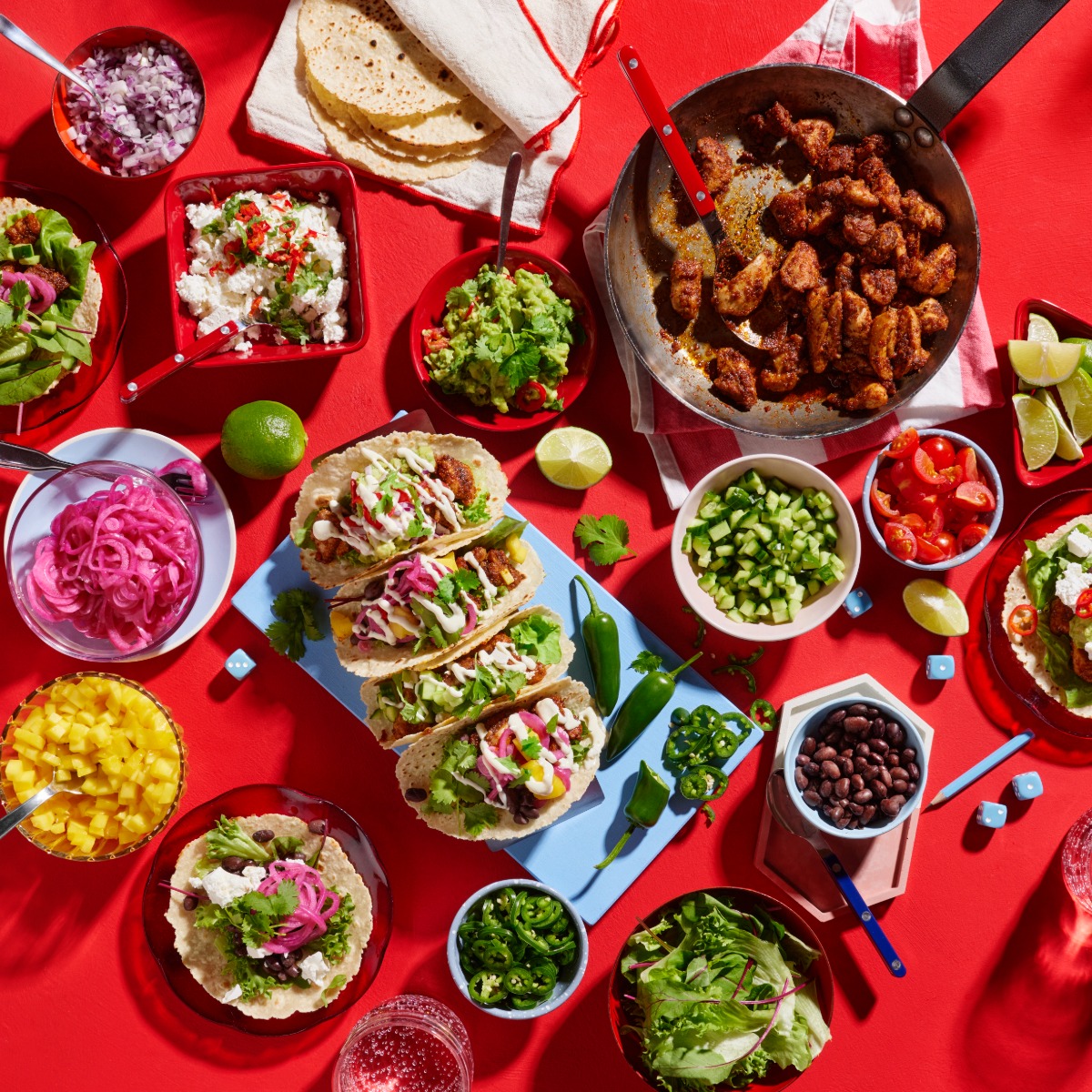 Taco’s met limoen-kip